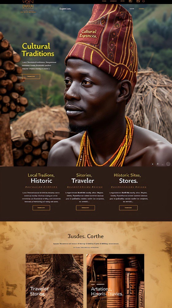 Exemple de réalisation web SAHELINKS