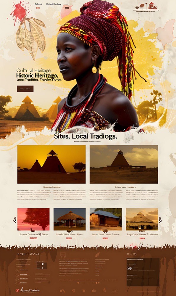Exemple de site web réalisé par SAHELINKS 6
